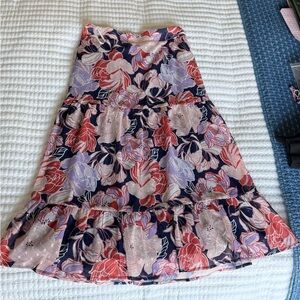 Floral Women's Skirt Set - Multicolor